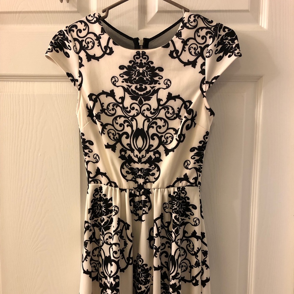 Black and White Formal Dress